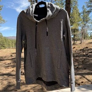 Lululemon Split Pullover Size 8, Dark Heathered Gray, LIKE NEW